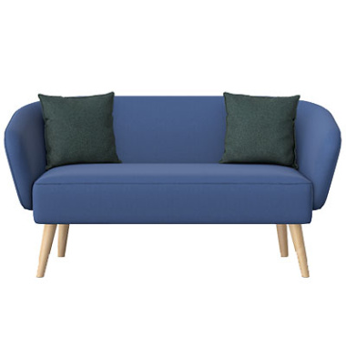 aspect 2 seat sofa with wooden legs