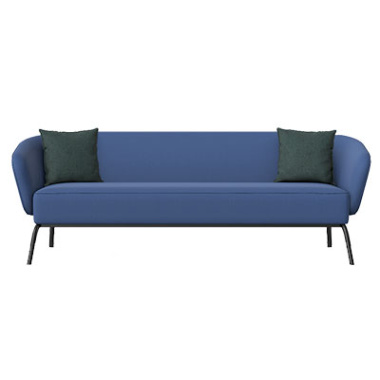 aspect 3 seat sofa with metal legs