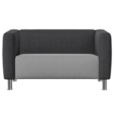 barra 2 seat sofa with metal legs