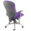 Zircon High Back 24hr Fabric Office Chair in Purple back view