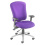 Zircon High Back 24hr Fabric Office Chair in Purple